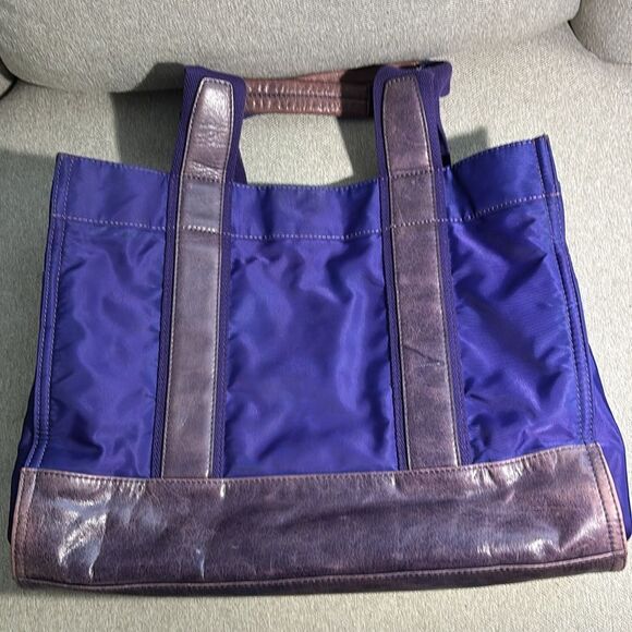 Tory Burch Ella purple tote - Picture 2 of 4